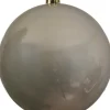 Decoris kerstbal crème D 14 cm