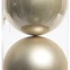 Decoris kerstbal gemengd goud / zilver D 6 cm 10 stuks