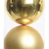 Decoris kerstbal goud D 6 cm 10 stuks
