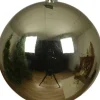 Decoris kerstbal groen D 20 cm