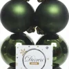 Decoris kerstbal groen D 4 cm 16 stuks