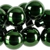 Decoris kerstballen kerststukje groen D 2,5 cm