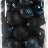Decoris kerstballen PLC XXL blauw D 8 cm 100 stuks