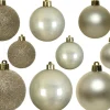 Decoris kerstbal multi D 6 cm 30 stuks