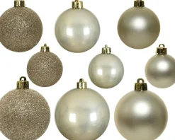 Decoris kerstbal multi D 6 cm 30 stuks