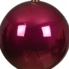 Decoris kerstbal roze D 20 cm