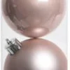 Decoris kerstbal roze D 6 cm 10 stuks