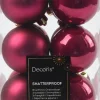 Decoris kerstbal roze D 6 cm 12 stuks