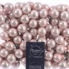 Decoris kerstbal roze D 2,5 cm 144 stuks
