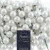 Decoris kerstbal wit D 2,5 cm 144 stuks