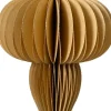 Decoris kersthanger Kertas beige D 24 H 40 cm