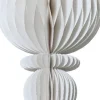Decoris kersthanger Kertas wit D 34 H 80 cm