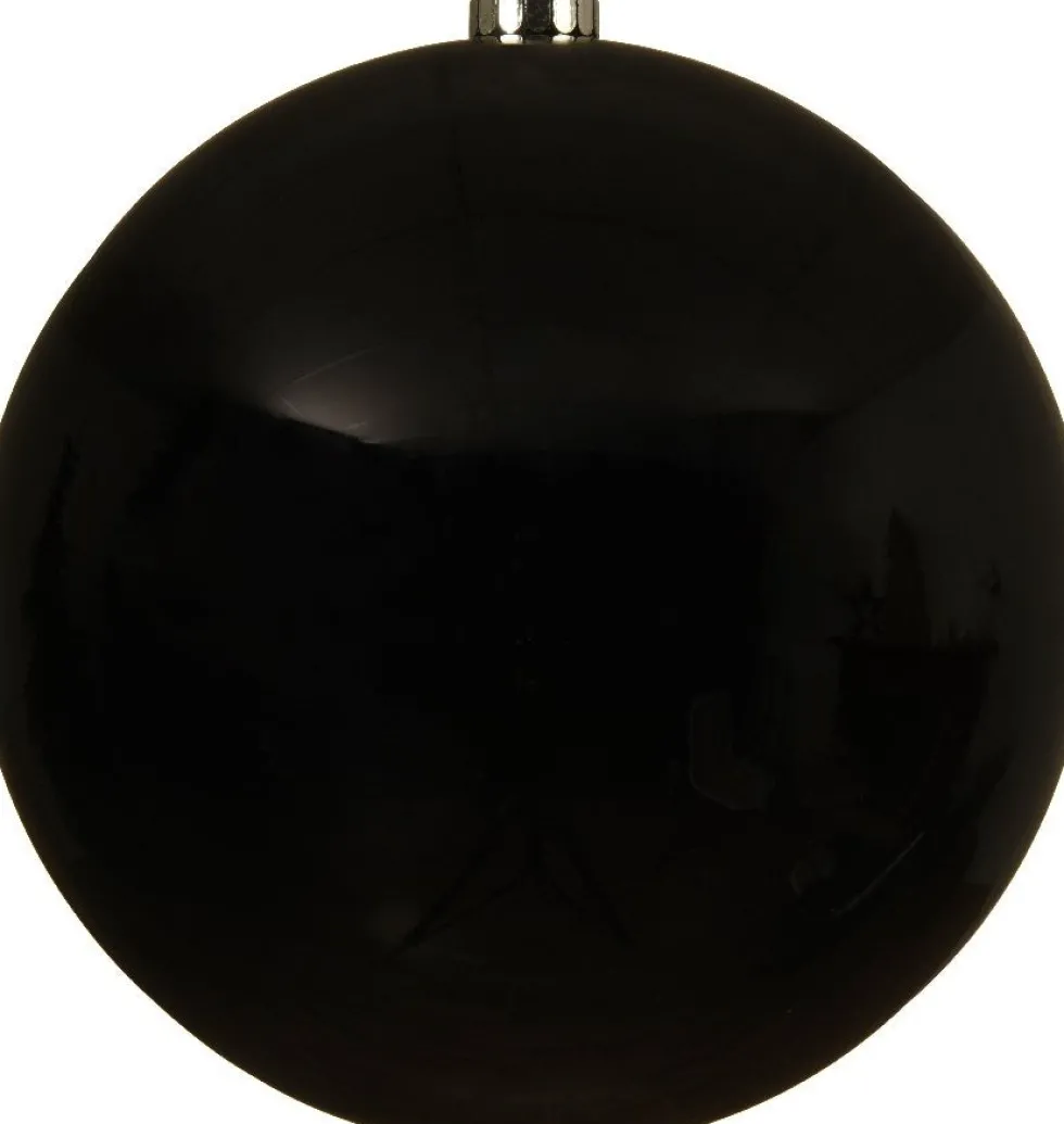 Decoris kersthanger zwart D 20 cm