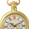 Decoris kerst ornament klokje goud 8 x 2,8 x 11,6 cm