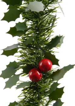 Decoris kerstslinger groen / rood 270 cm