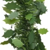 Decoris kerstslinger Lametta groen hulst D 10 H 270 cm