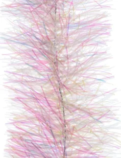 Decoris kerstslinger lichtroze 270 cm