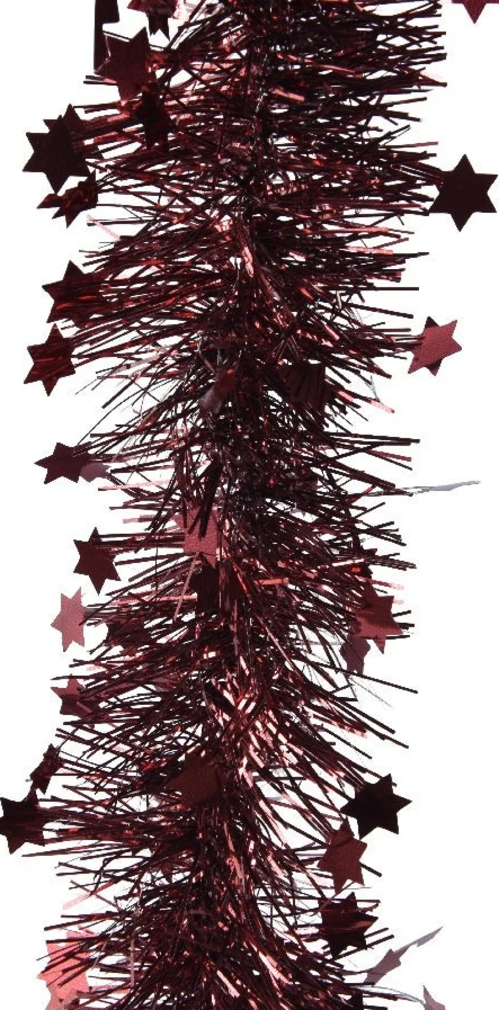 Decoris kerstslinger Rita donkerrood 2,70 m