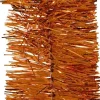 Decoris kerstslinger Ruban oranje L 2,7 m D 7 cm