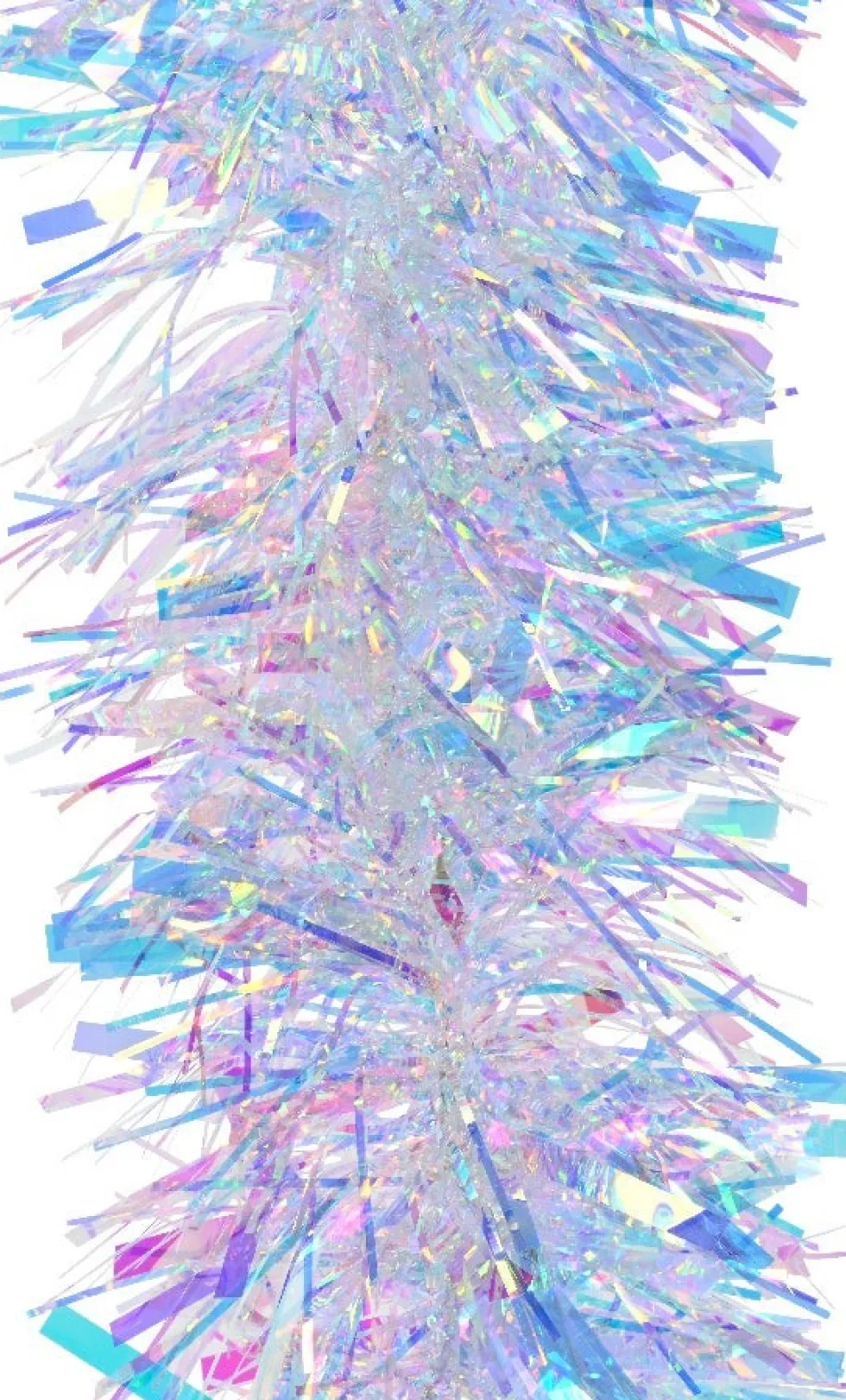 Decoris kerstslinger Ruban transparant L 2 m D 15 cm