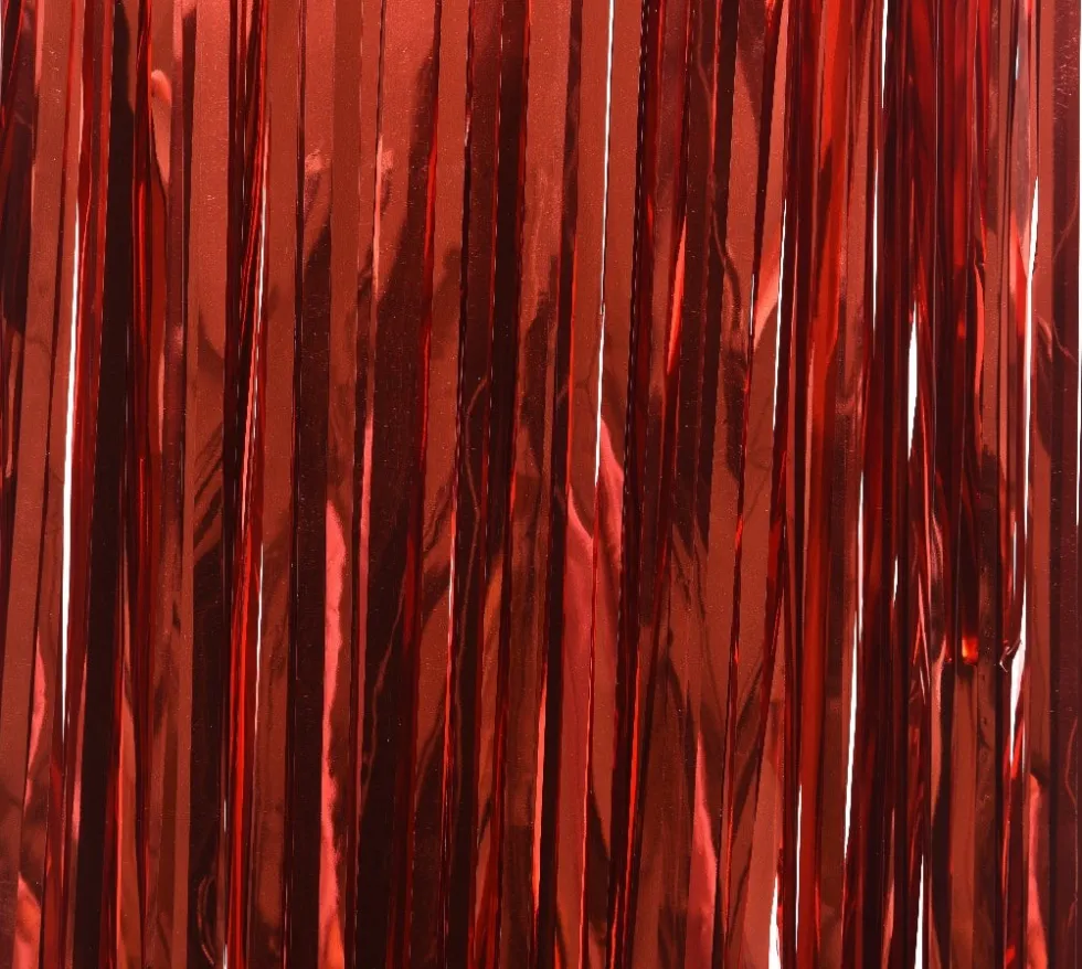 Decoris kerstslinger strip rood 200 x 90 cm