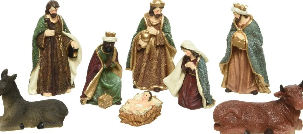Decoris kerststalfigurenset 8-delig