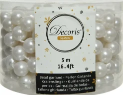 Decoris kralenketting crème D 1,4 H 500 cm