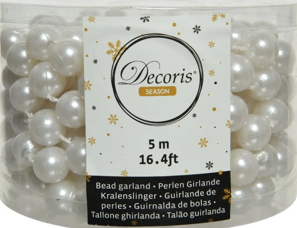 Decoris kralenketting crème D 1,4 H 500 cm