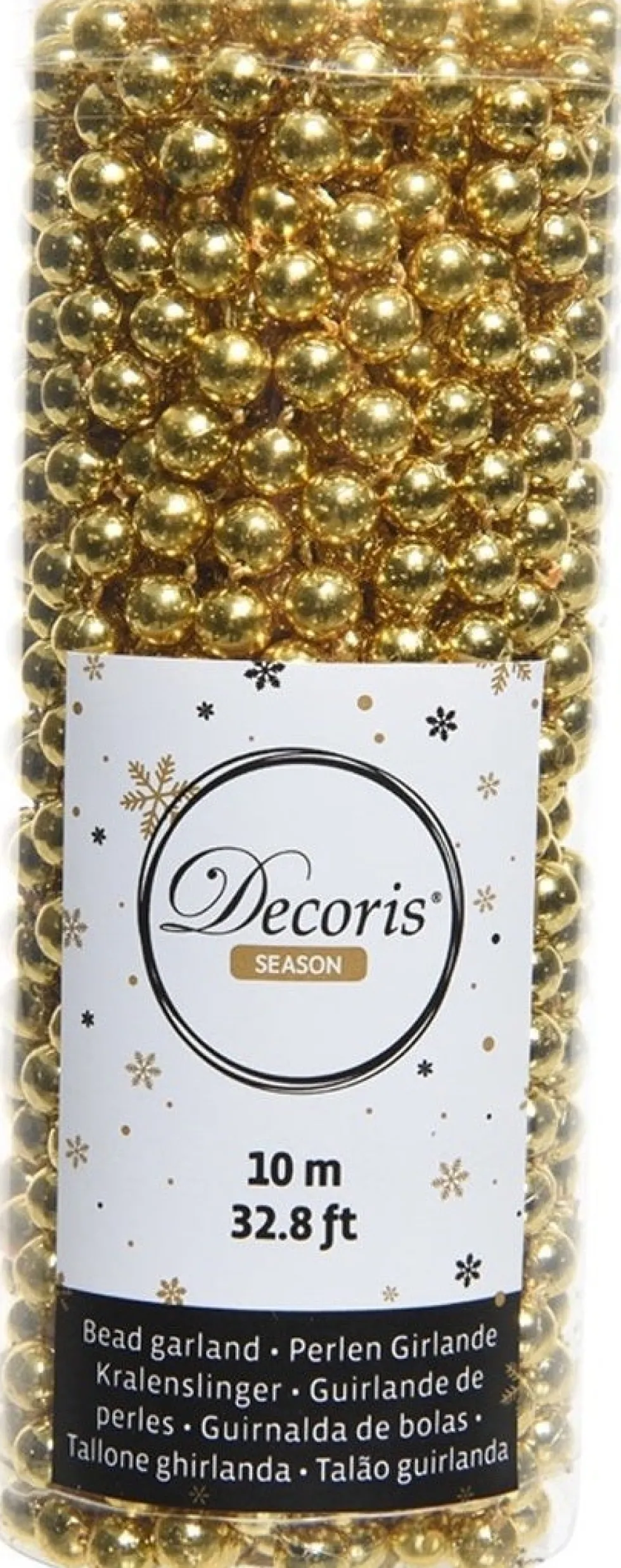 Decoris kralenketting Marilene goud 10 m