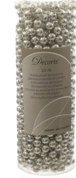 Decoris kralenketting Marilene zilver 10 m