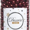 Decoris kralenketting Marilene donkerrood 10 m