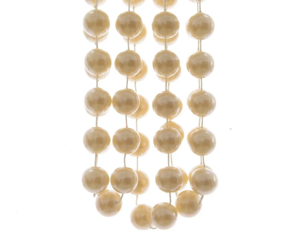 Decoris kralenketting wit 2,7 m