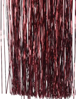 Decoris lametta Rita donkerrood 50 x 40 cm