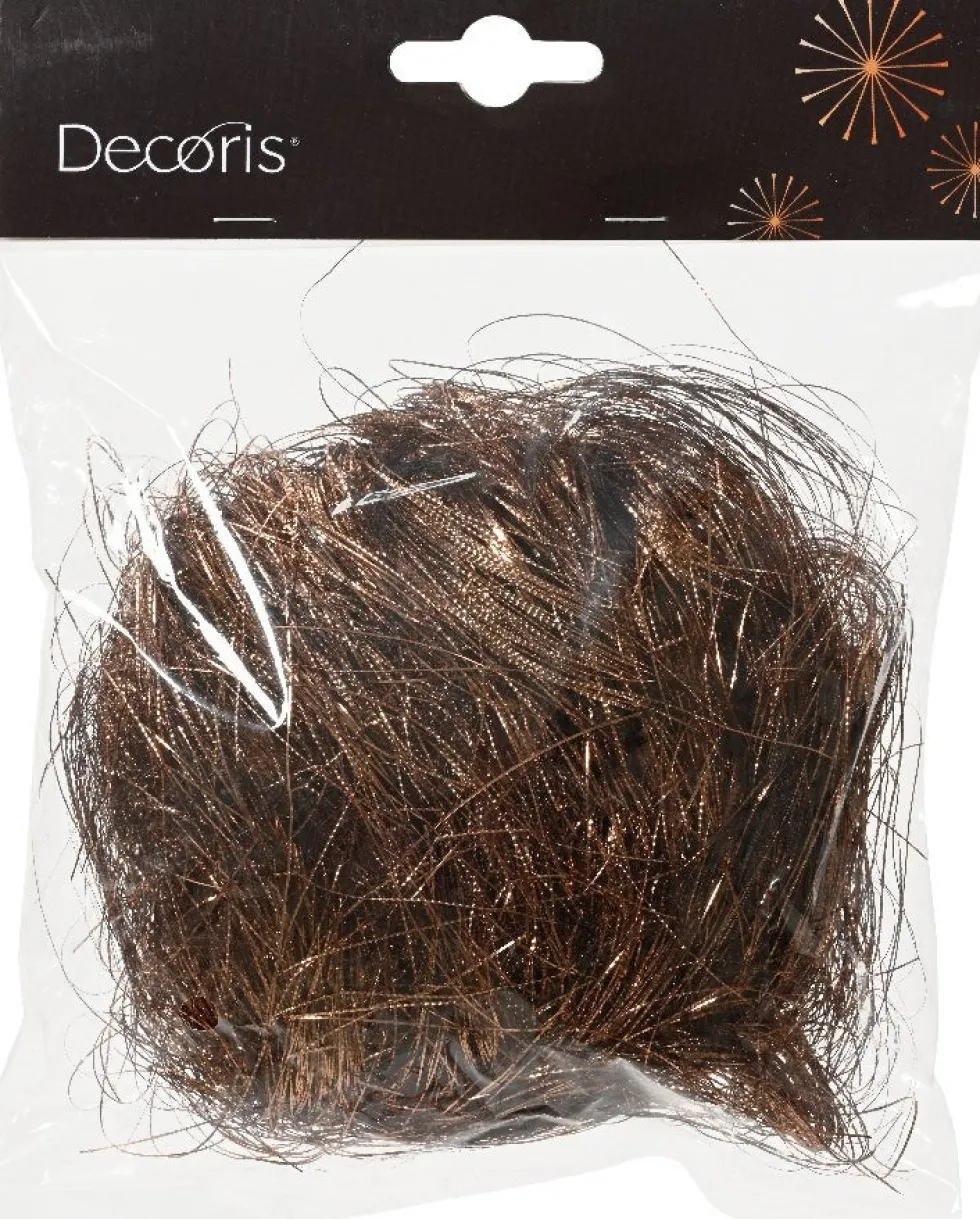 Decoris lametta Rita espresso 5 x 15 x 15 cm