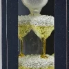 Decoris piek champagne geel / transparant 9,1 x 7,7 x 31 cm