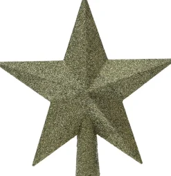 Decoris piek ster Tjardo groen 4,2 x 19 x 19 cm