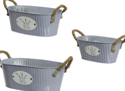 Decoris plantenbak Yara paars 29,5 x 18,5 x 11 cm