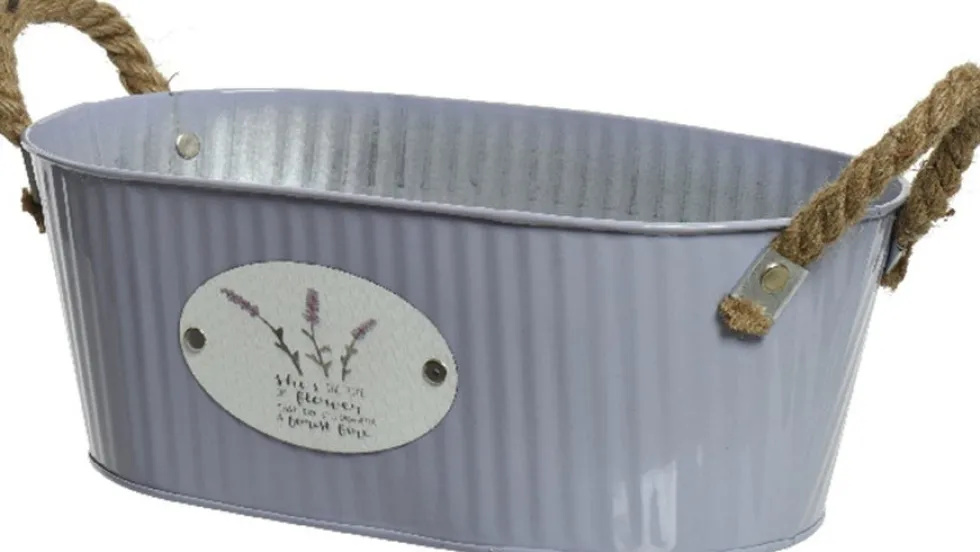 Decoris plantenbak Yara paars 29,5 x 18,5 x 11 cm