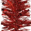 Decoris slinger lametta rood D 10 H 200 cm