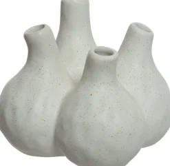 Decoris tulpenvaas wit 13,7 x 13,4 x 12,2 cm