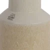 Decoris vaas beige / wit D 14 H 30 cm