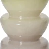 Decoris vaas Bo beige / groen D 10 H 23 cm