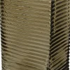 Decoris vaas grijs 11 x 11 x 20 cm