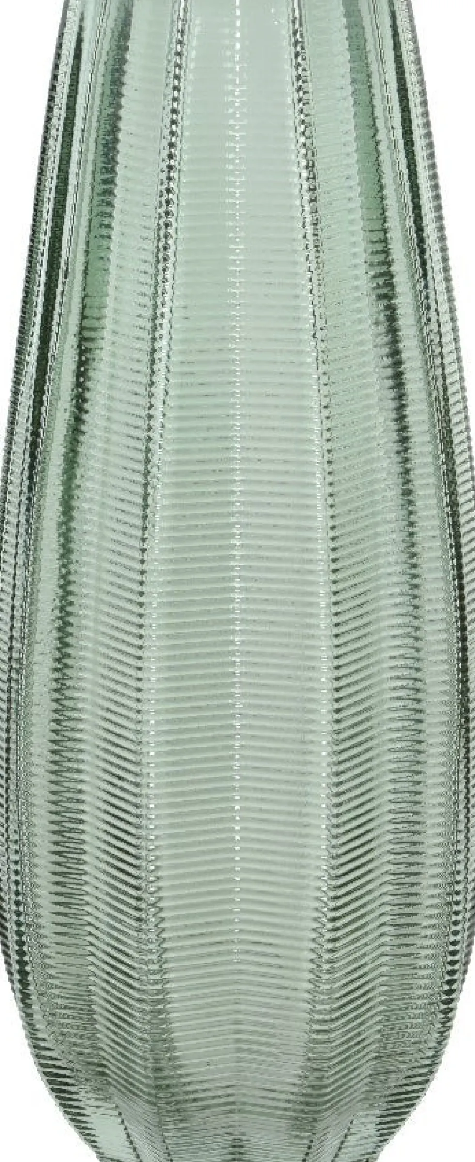 Decoris vaas groen D 12,5 H 28 cm