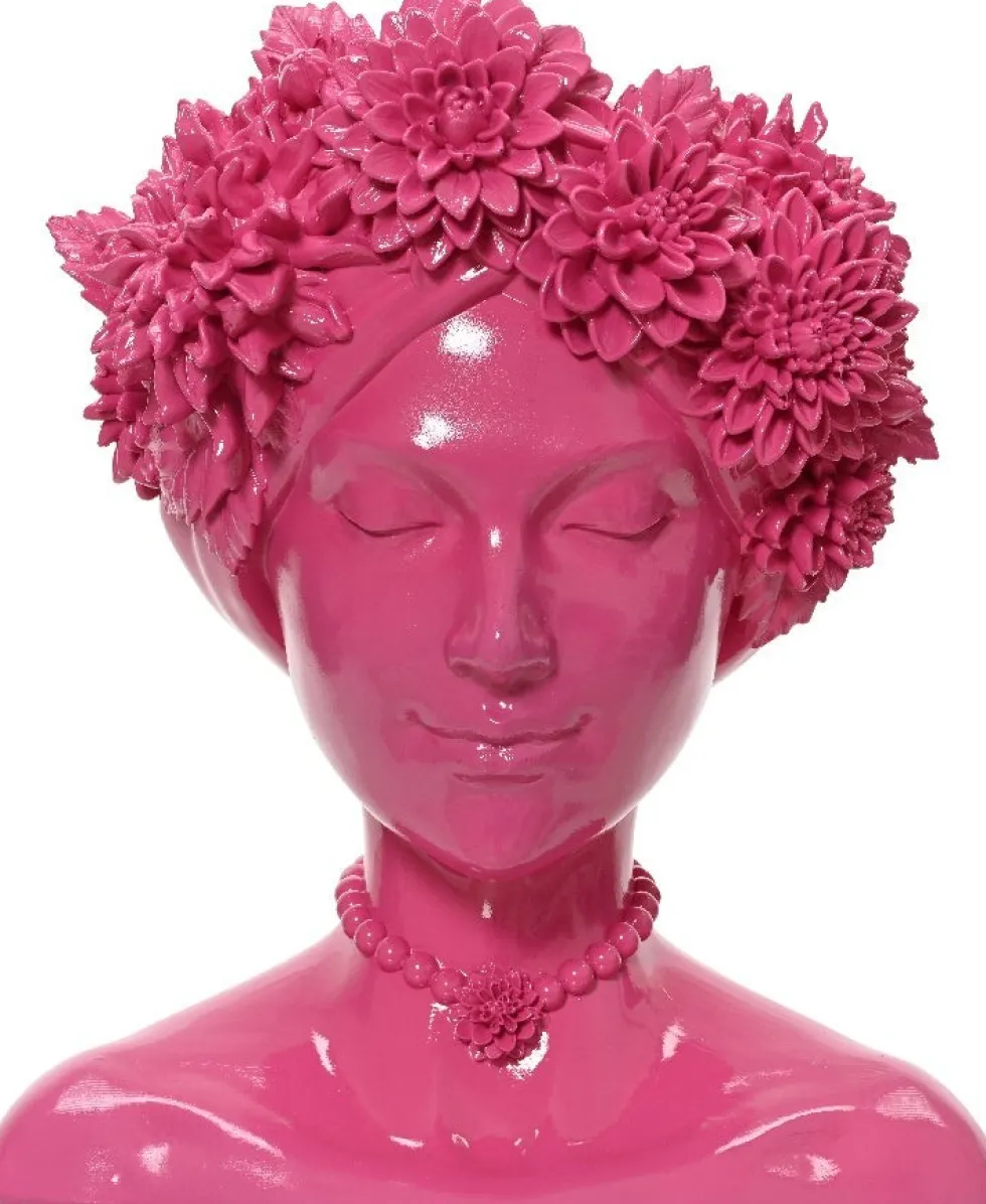 Decoris vaas Kena roze 16,9 x 14 x 19,7 cm