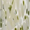 Decoris vaas Lea crème / groen D 15,5 H 32 cm