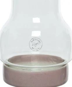 Decoris vaas roze D 18 H 20 cm