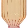Decoris vaas roze / geel D 10 H 23 cm