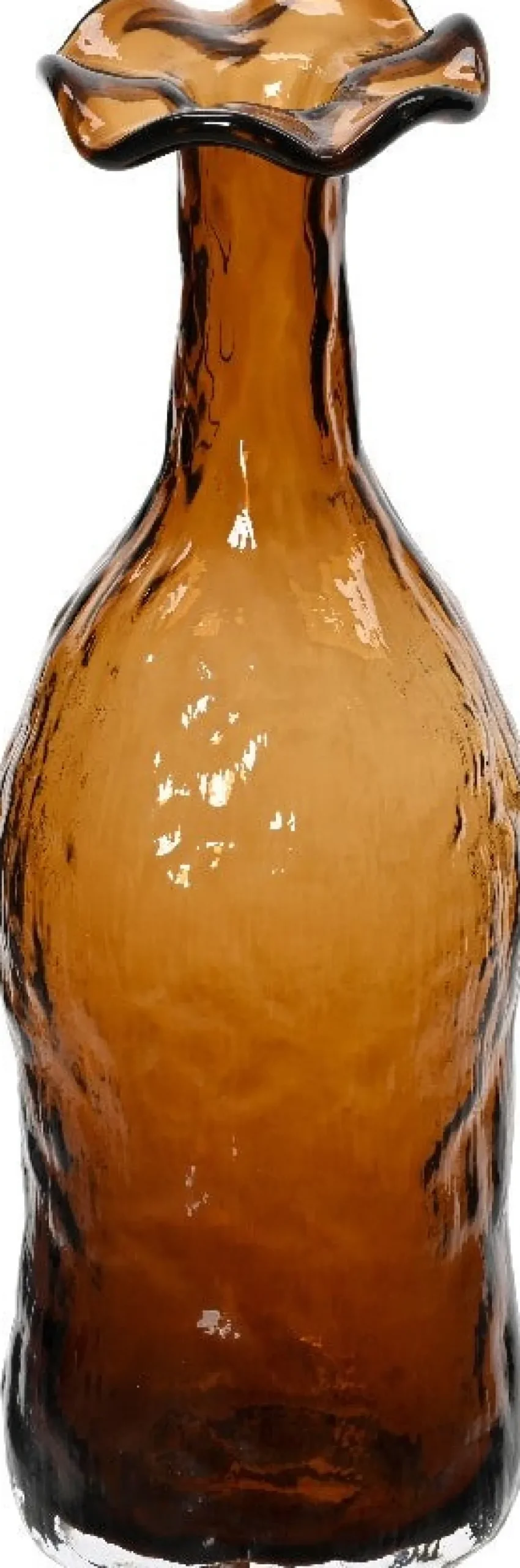 Decoris vaas Syrup bruin D 9,5 H 27,5 cm