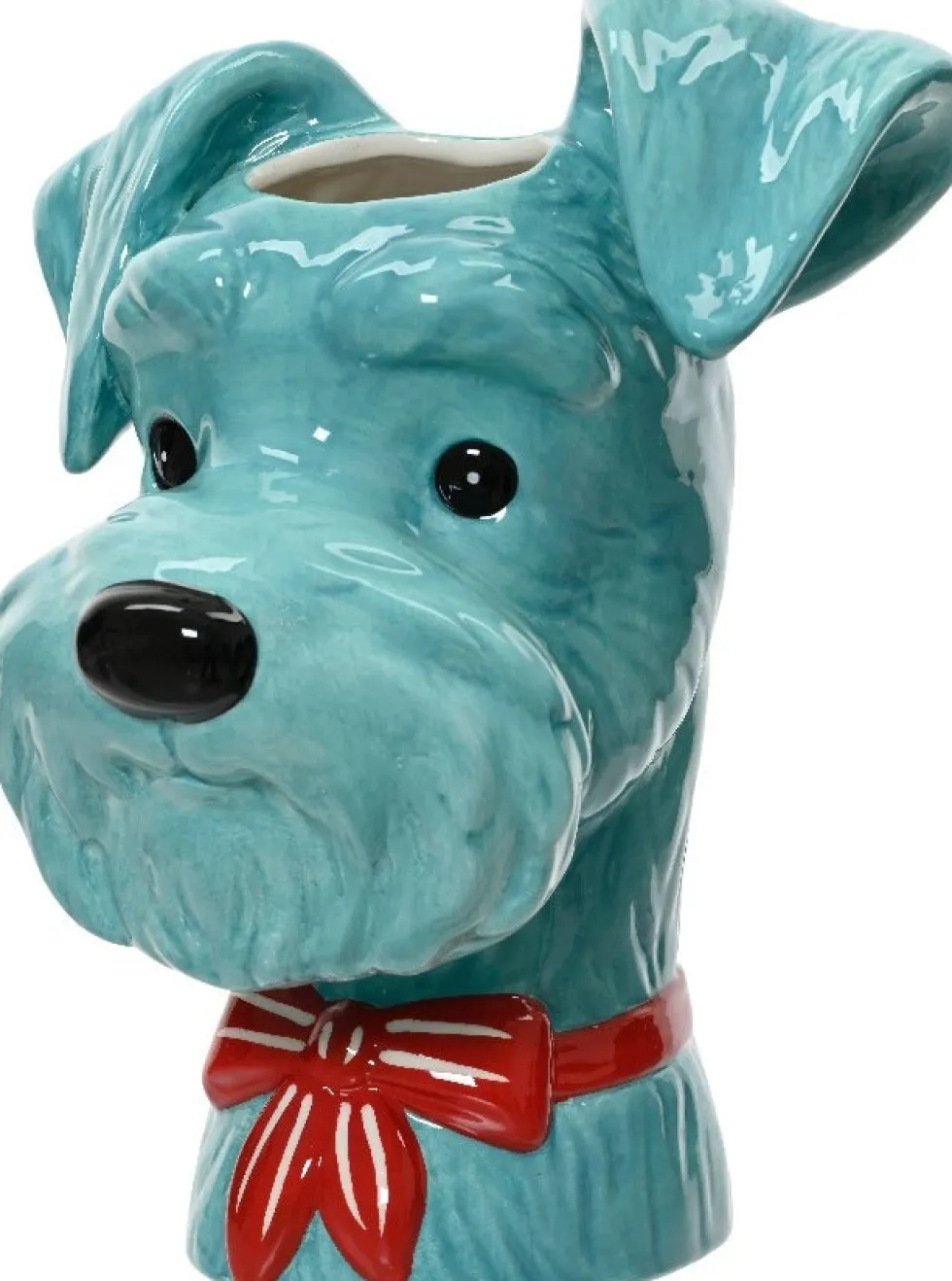 Decoris vaas Woof blauw 18,3 x 16 x 22,6 cm